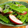 Snow Pea Salad Toss With Apples and Ginger