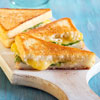 Spinach, Mushroom & Cheddar Grilled Sandwiches