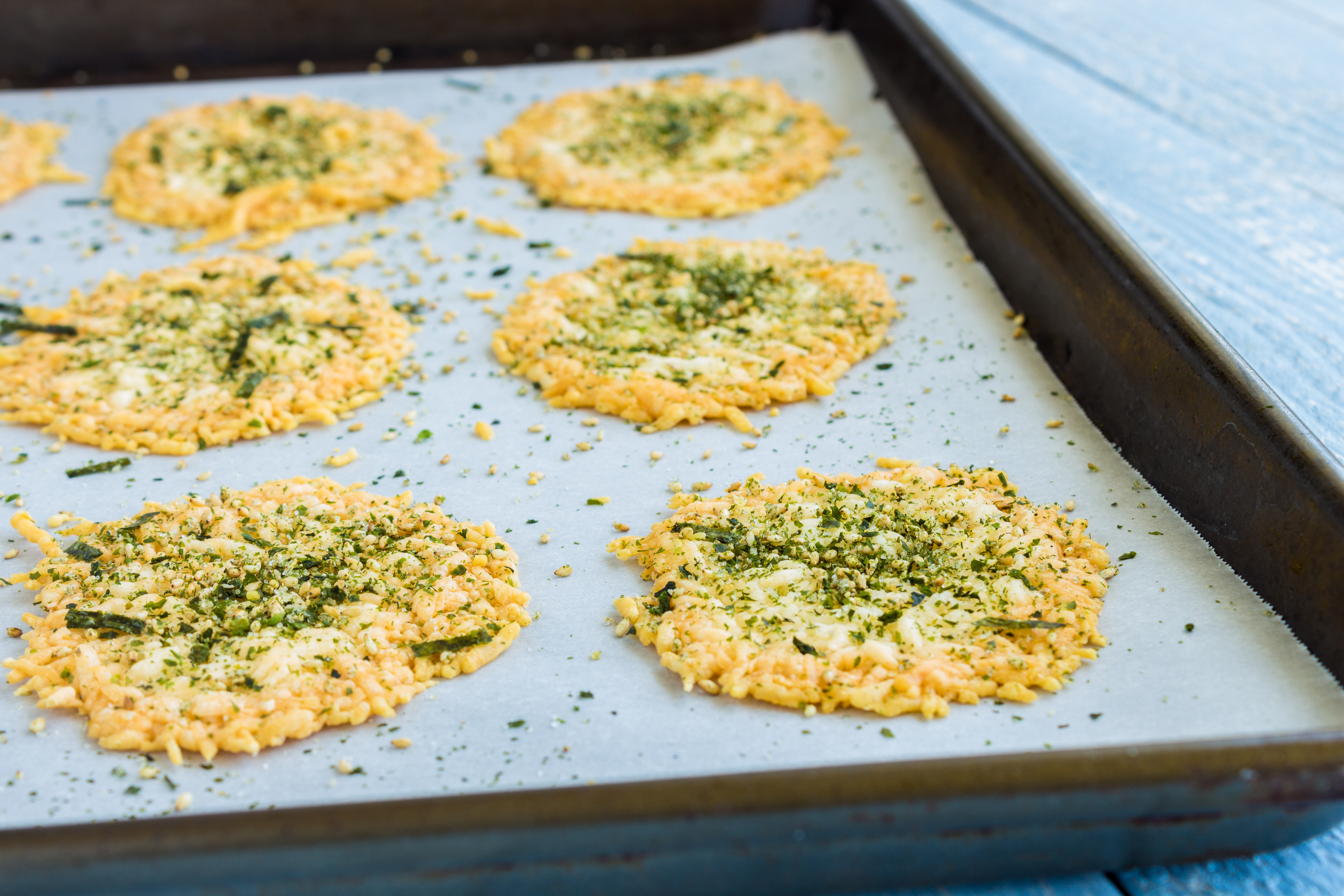 Parmesan and Rosemary Wafers